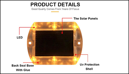 Solar road stud markers 