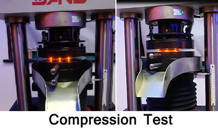 solar road stud compression test